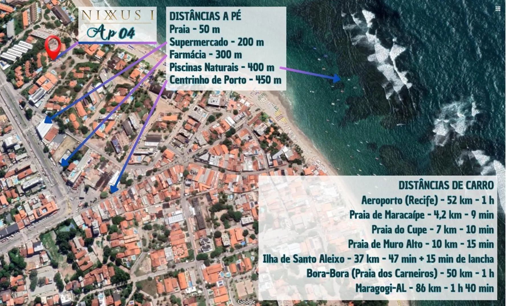 Nixxus - Exclusivo Studio Com Piscina Privativa A 3 Minutos Da Praia E 5 Minutos Do Centrinho De Pôrto das Galinhas 巴西